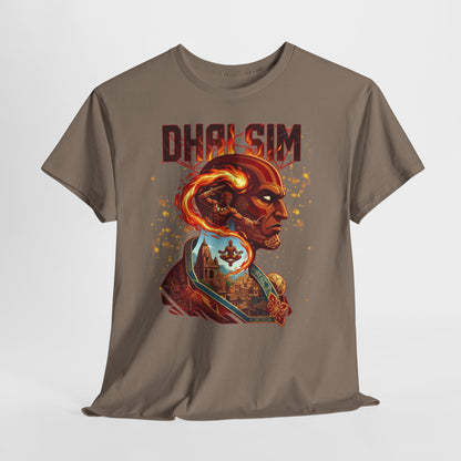 DHALSIM Graphic Tee — Retro Fighting Game Portrait T-Shirt