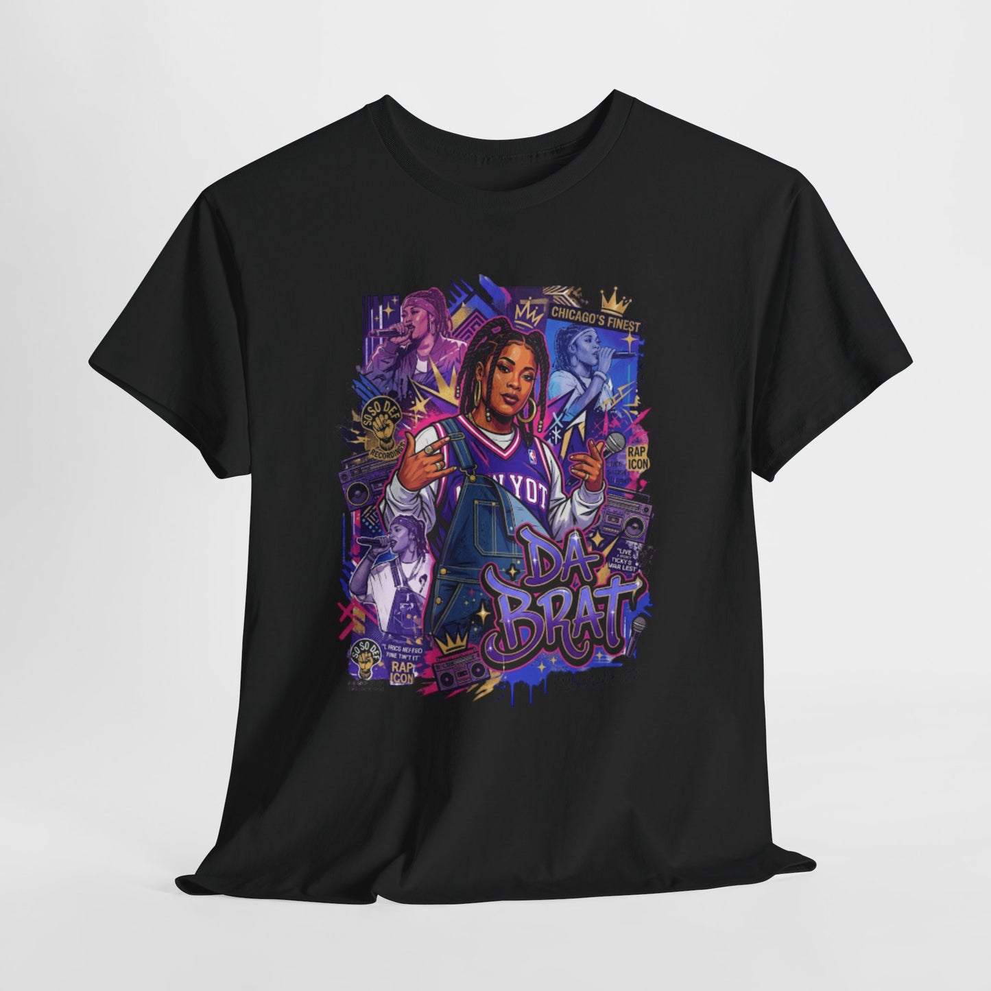 Da Brat 'You the Goat' Graphic Tee — Retro Hip-Hop Portrait Shirt