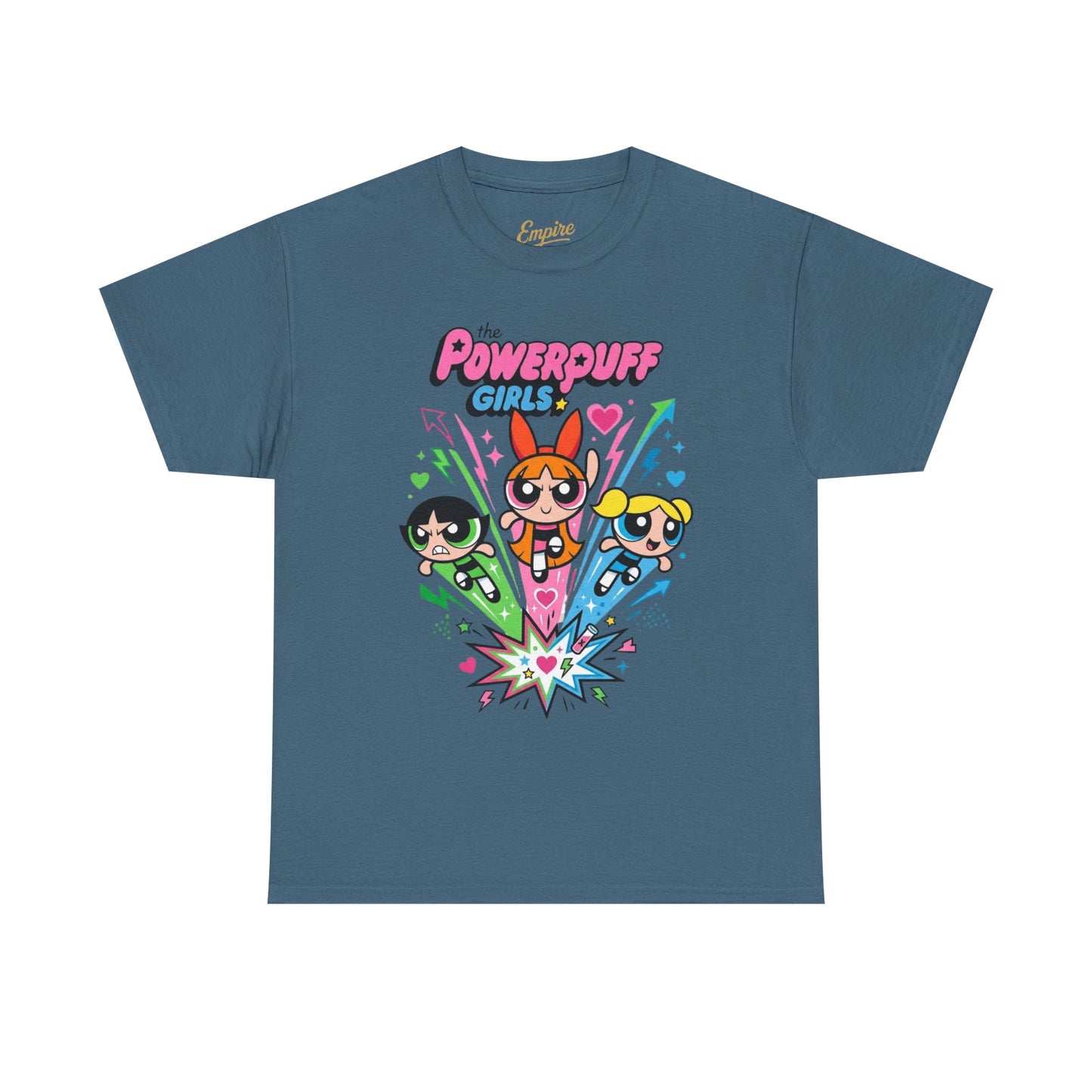 Powerpuff Girls Graphic Tee — Retro Cartoon Team Shirt