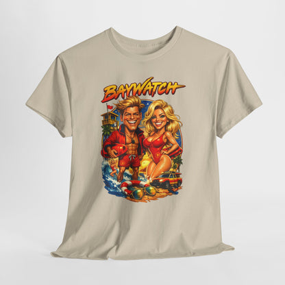 Baywatch Retro Beach T-Shirt — Vintage Lifeguard Graphic Tee