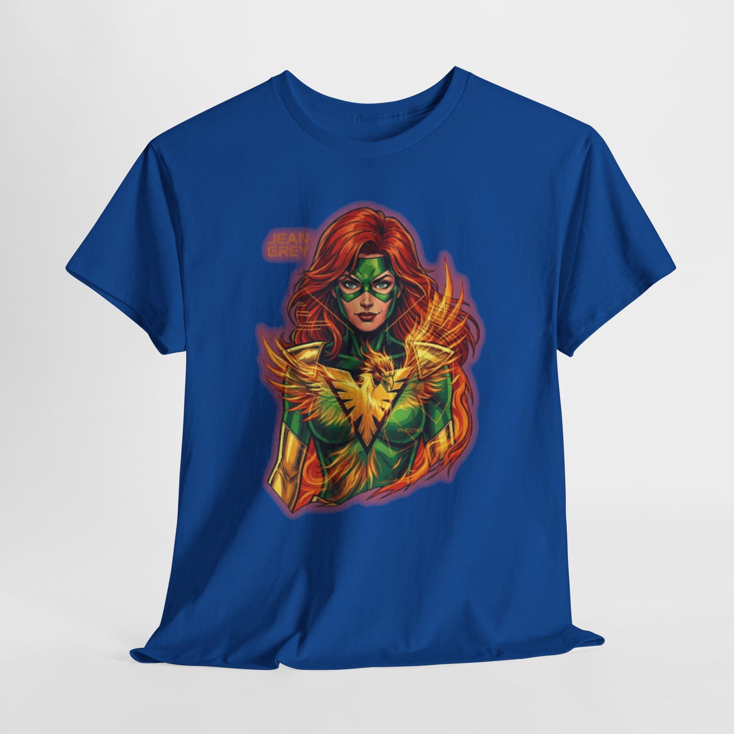 T-Shirt — Fiery Phoenix Superhero Graphic Tee (Jean Grey Inspired)