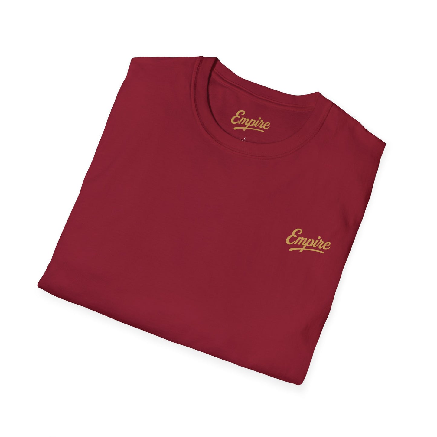 Softstyle Gold 'Empire' Logo T-Shirt