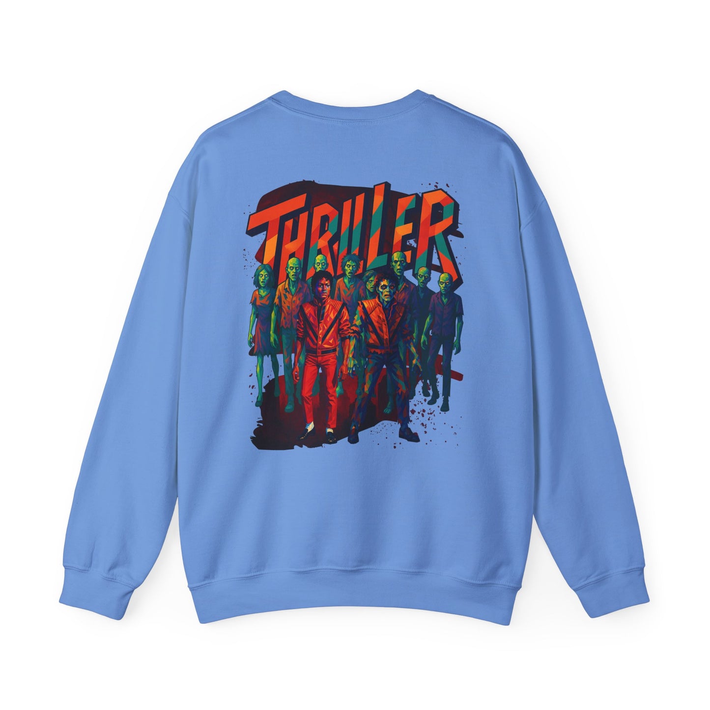MJ Thriller Graphic Sweatshirt — Retro Michael Jackson Inspired Crewneck