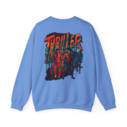 MJ Thriller Graphic Sweatshirt — Retro Michael Jackson Inspired Crewneck