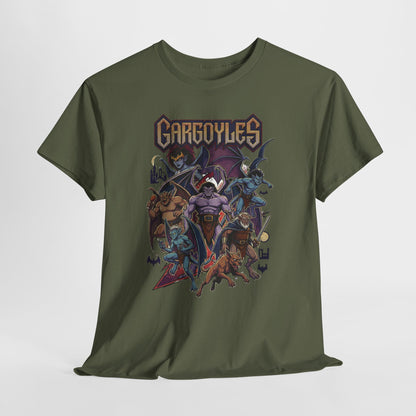 Gargoyles Graphic Tee — Retro Animated Monsters Shirt
