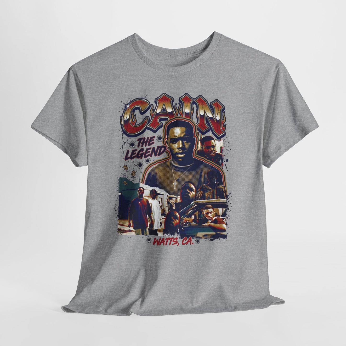 Cain "The Legend" Graphic Tee — Vintage Menace II Society T-Shirt