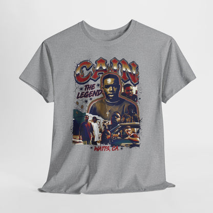 Cain "The Legend" Graphic Tee — Vintage Menace II Society T-Shirt