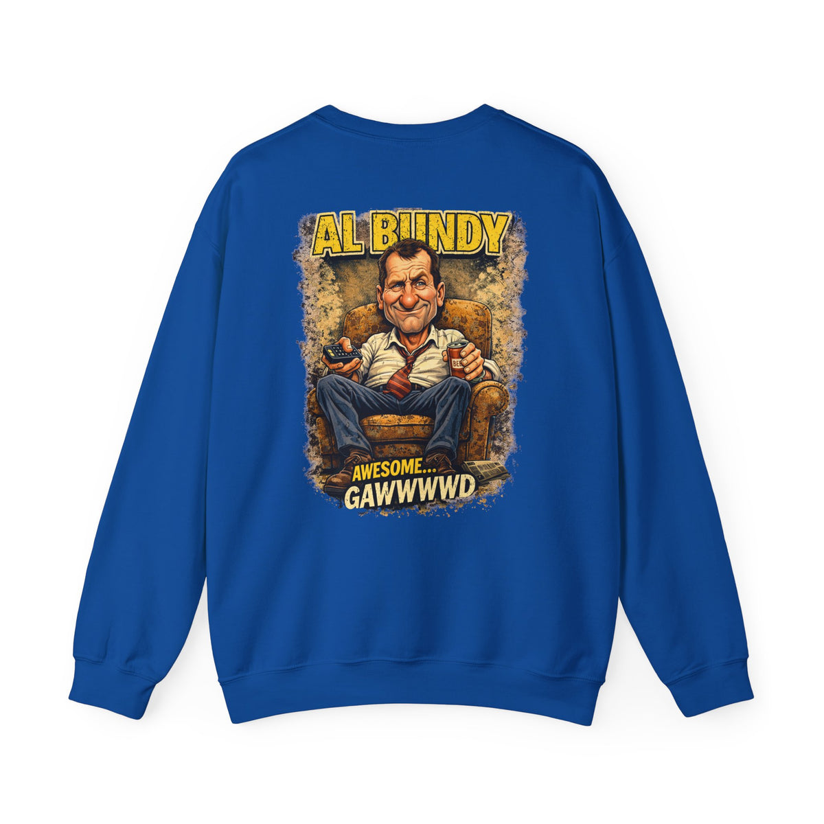 Al Bundy 'Married... Awesome Gawwwwd' Crewneck Sweatshirt