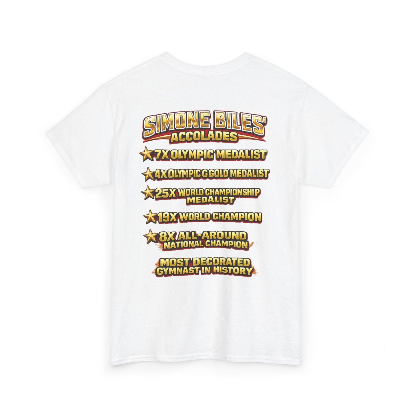 Simone Champion Gymnastics T-Shirt — "Fly Like a Champion" Tribute Tee