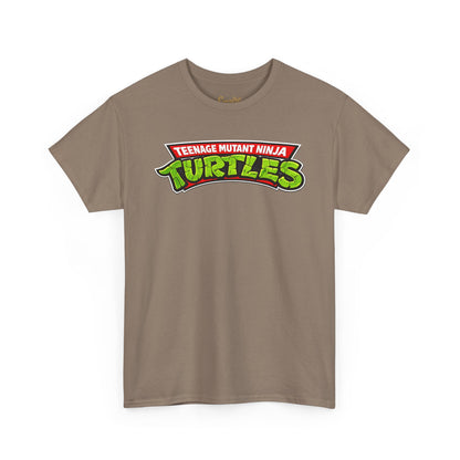 Teenage Mutant Ninja Turtles Graphic Tee — Retro TMNT Logo & Group Back Print