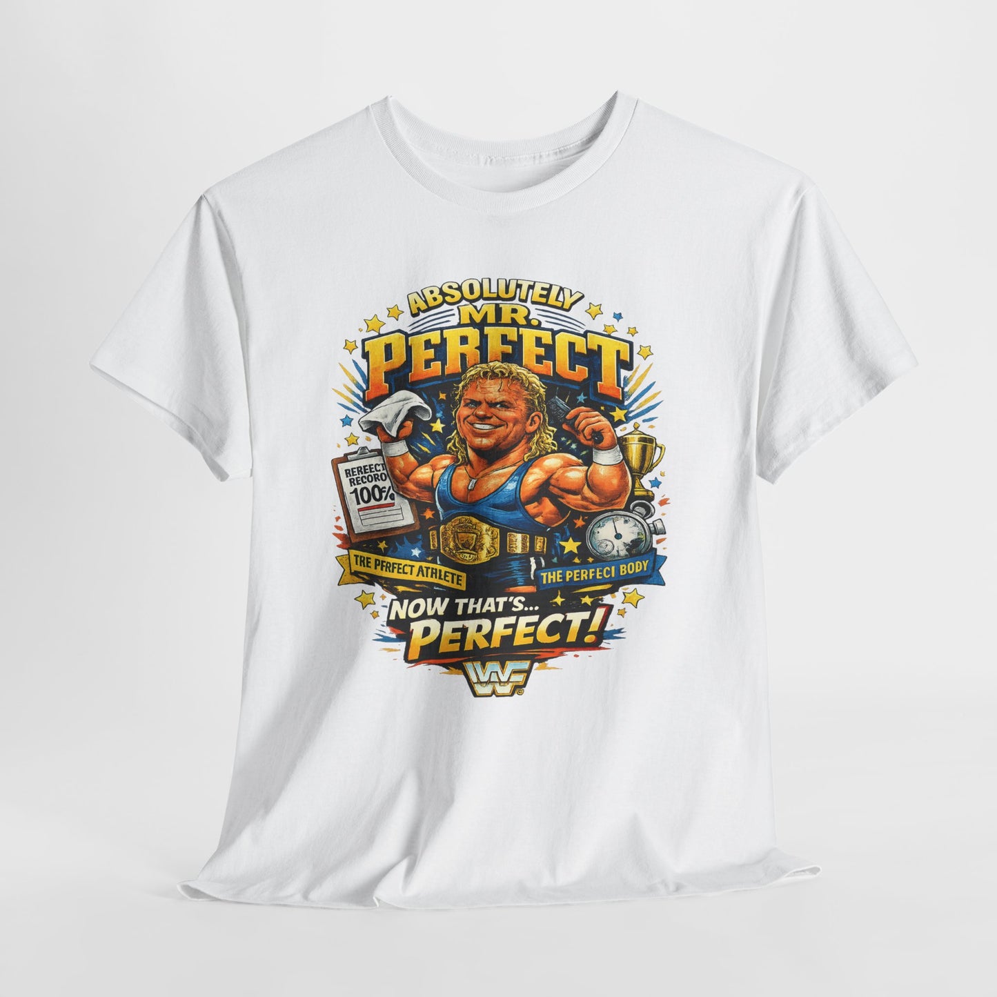 Retro Wrestling 'Mr. Perfect' Graphic Tee — Vintage WWF Wrestling Shirt