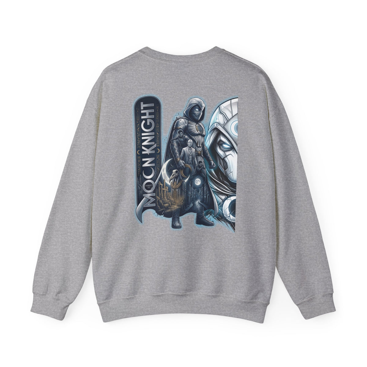 Moon Knight Graphic Sweatshirt — Vintage Comic-Inspired Crewneck