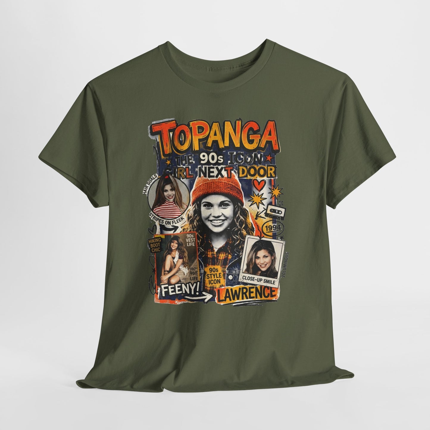 Topanga 90s Throwback Tee — Feeny & Lawrence Nostalgia Graphic T-Shirt