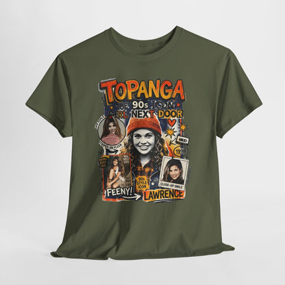 Topanga 90s Throwback Tee — Feeny & Lawrence Nostalgia Graphic T-Shirt