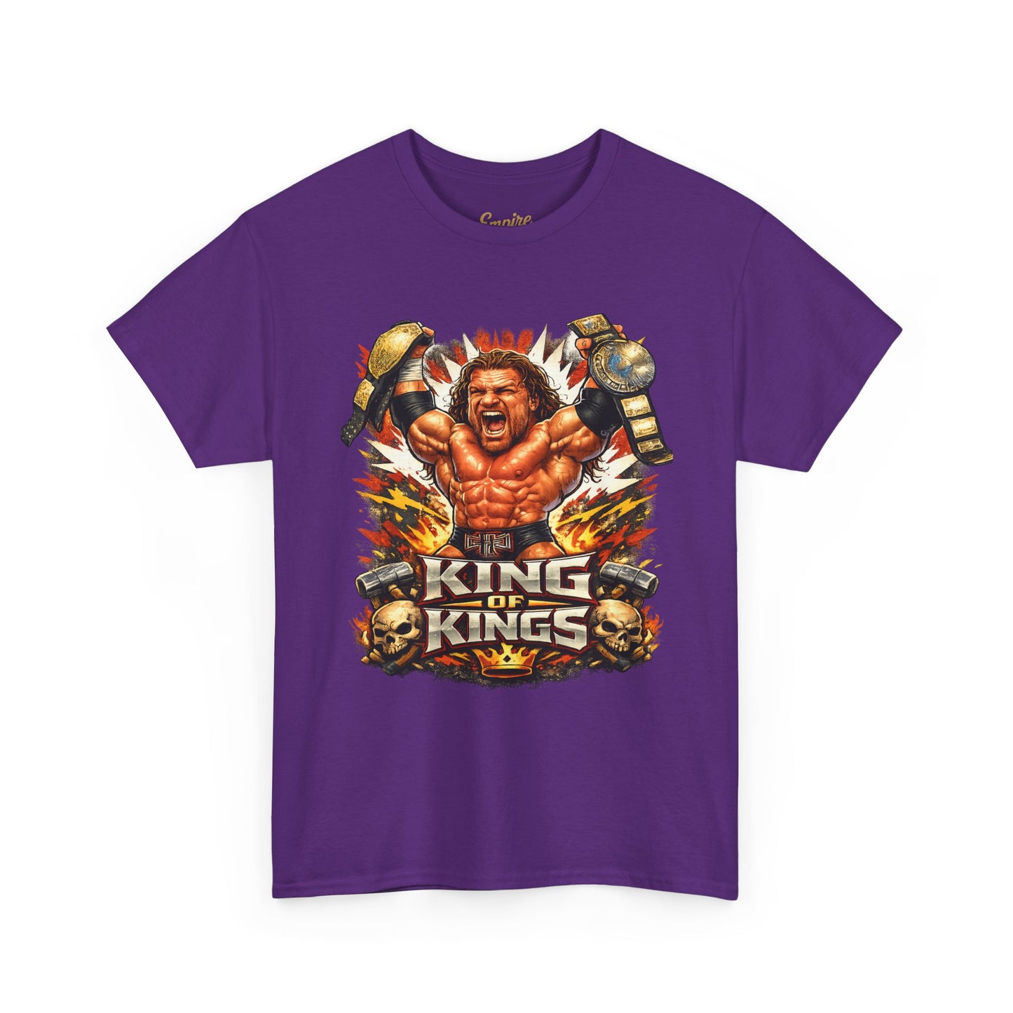 King of Kings Tee - Retro Wrestling Champion Graphic T-Shirt