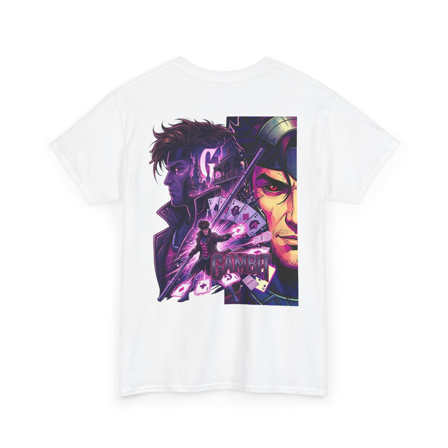 Neon Noir Anime Portraits T‑Shirt