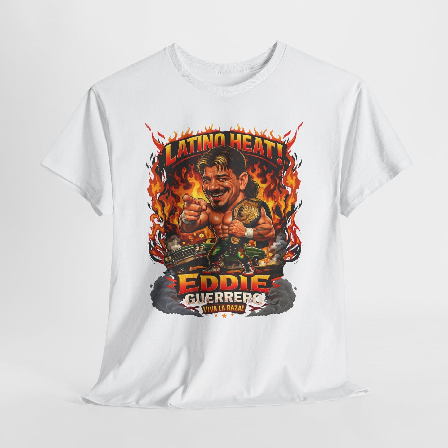 Eddie Guerrero 'Latino Heat' Graphic Tee - Wrestling Tribute Shirt