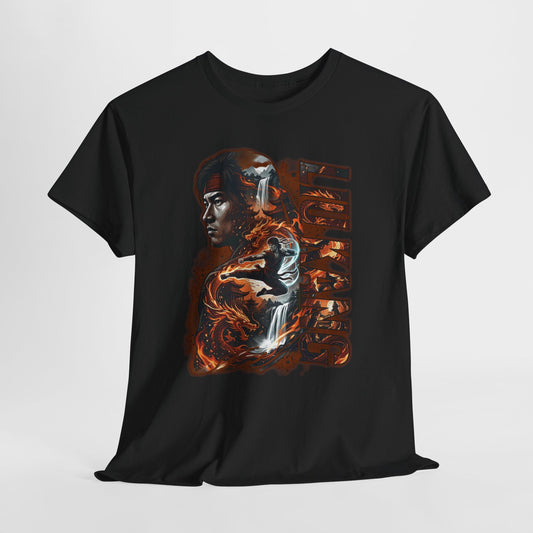 Dragon Portrait T‑Shirt — Li Xiaolong Martial Arts Tribute Tee