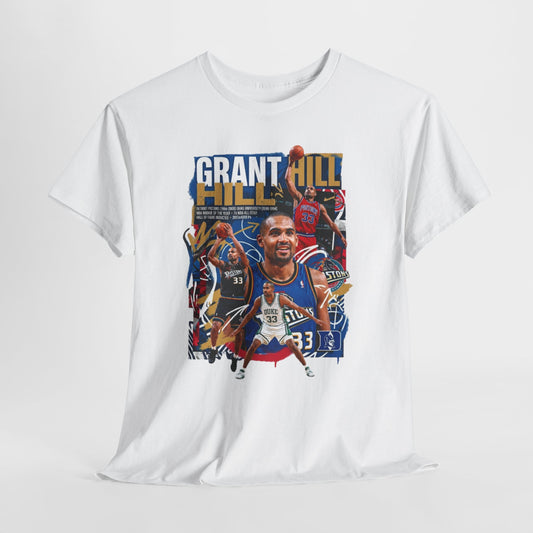 Grant Hill - Retro Basketball Player Collage