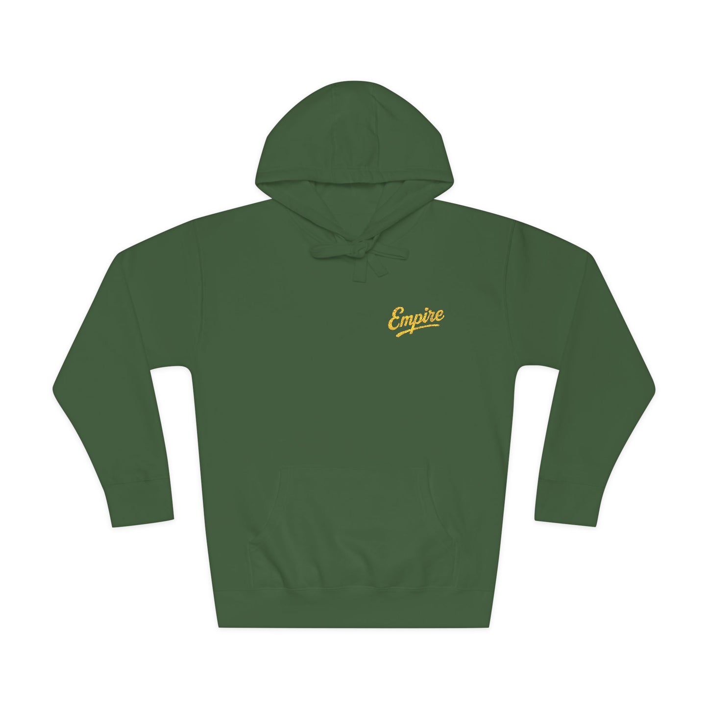 EMPIRE Unisex Fleece Hoodie with Embroidered Design