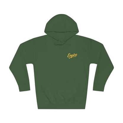EMPIRE Unisex Fleece Hoodie with Embroidered Design