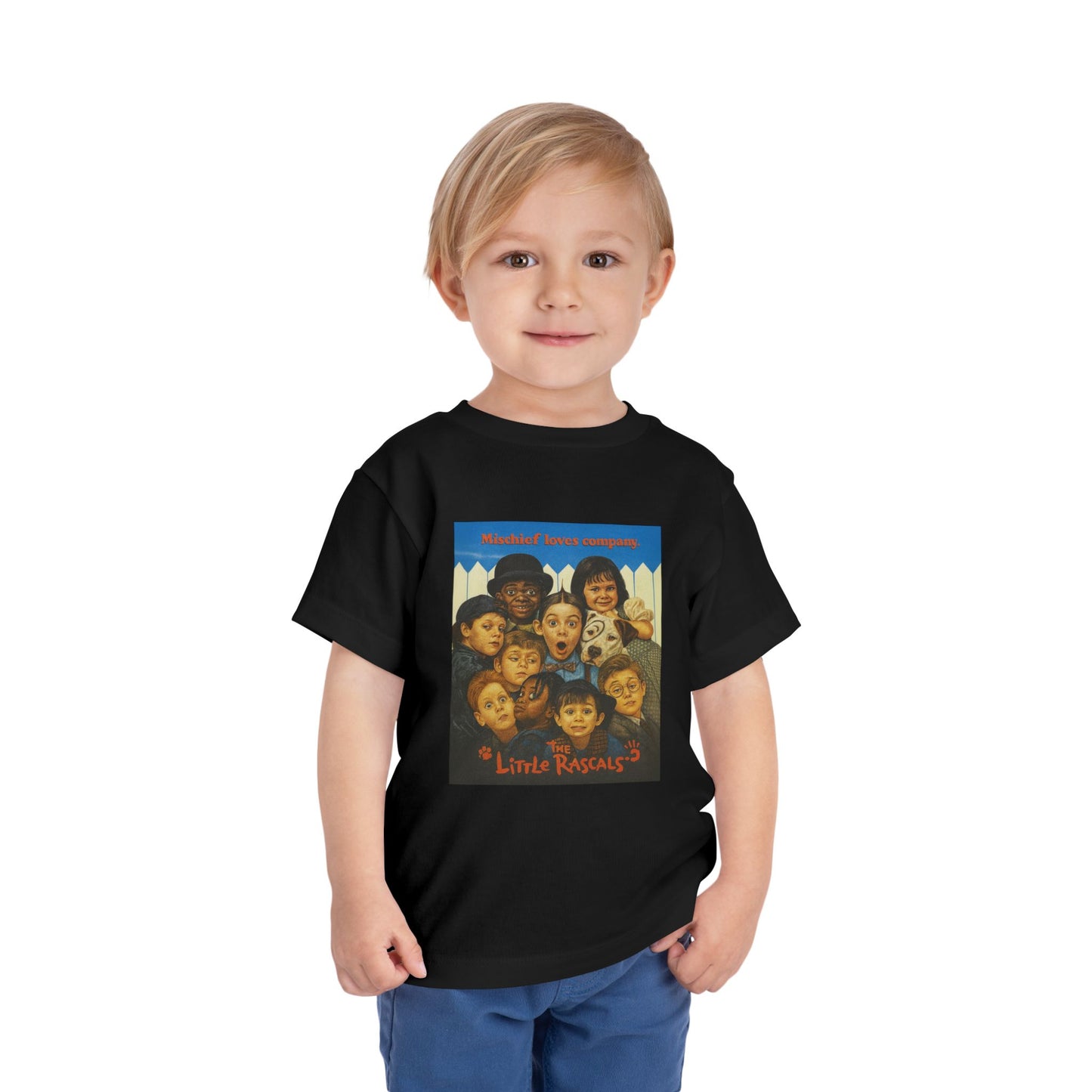 Vintage Little Rascals Toddler Tee, Cute Kids T-Shirt, Fun Playwear for Toddlers, Cartoon Character Shirt, Perfect Gift for Birthdays