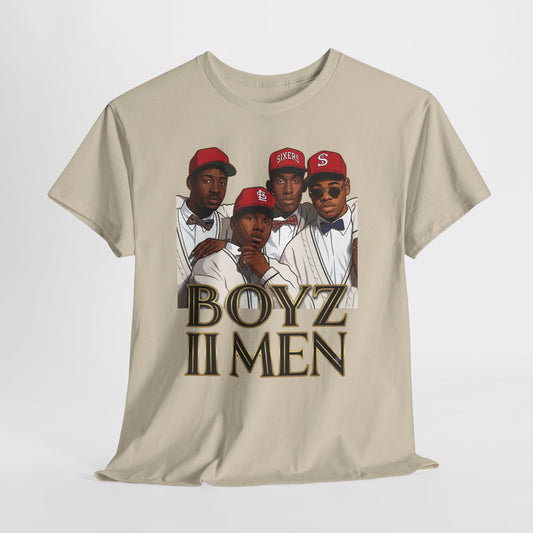 Boyz II Men Classic Portrait Graphic Tee - Retro R&B 90s Style