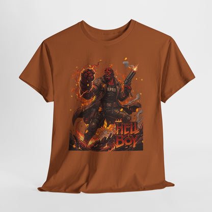 Hellboy Graphic Tee — Vintage Comic Illustration T-Shirt