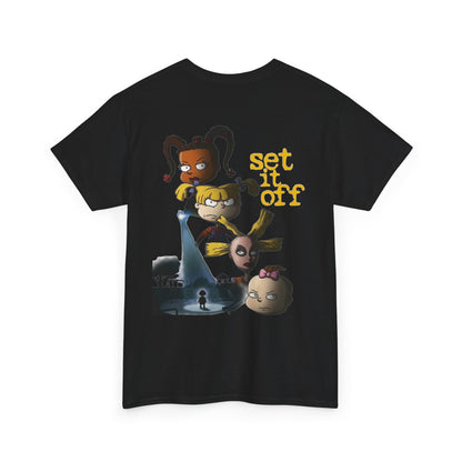 Set It Off "Girls of Rugrats" Tee — Retro Dark Cartoon T-Shirt