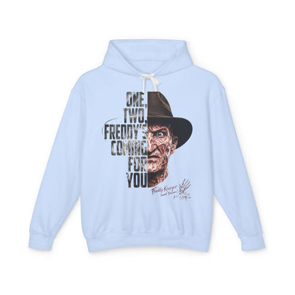 One, Two, Freddy’s Coming for You Horror Hoodie