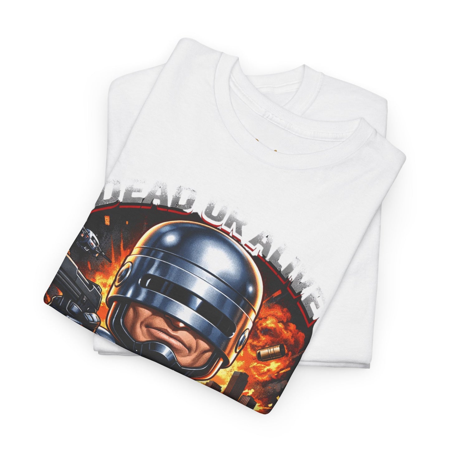 Robocop Graphic Tee — Retro Action Movie Shirt ("Your Move Creep")