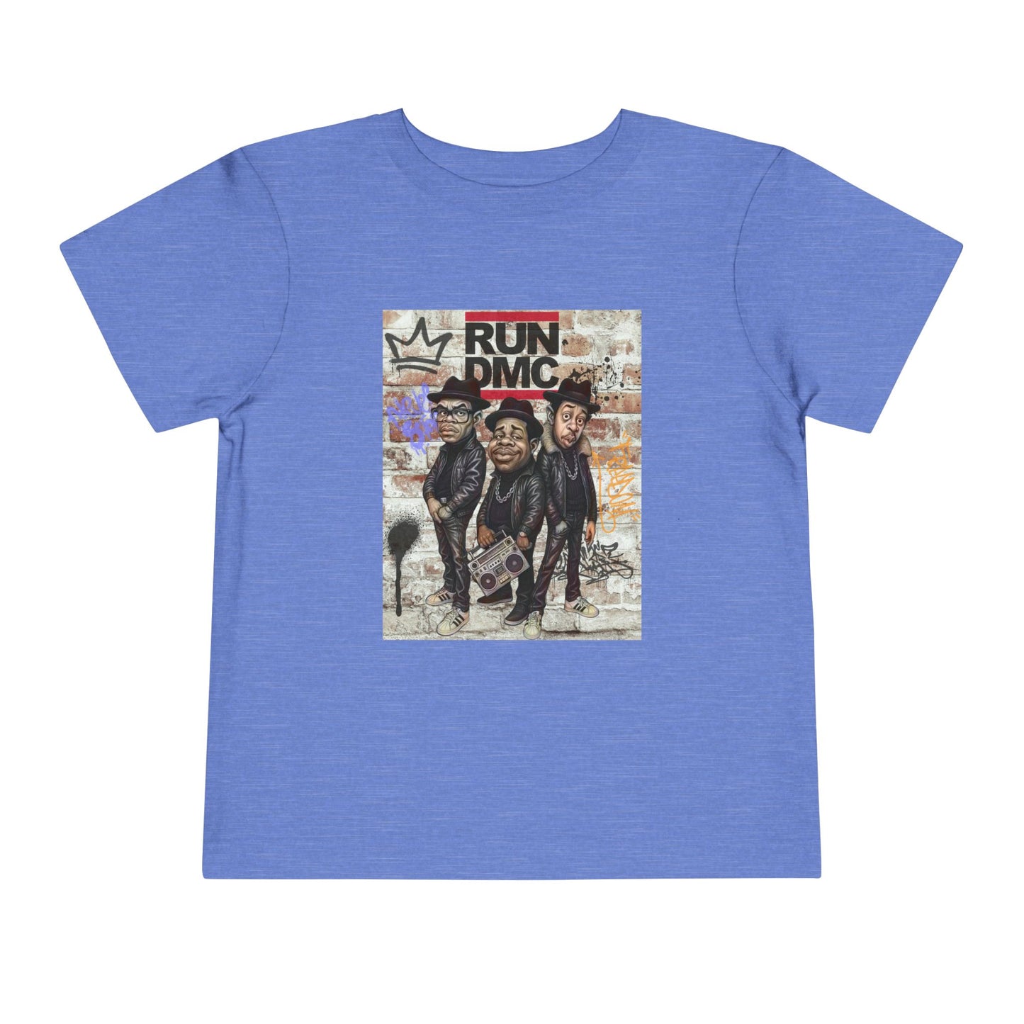 Toddler Short Sleeve Tee with Iconic Design, Hip-Hop Kids Shirt, Music Lover Gift, Birthday Outfit, Cool Toddler Apparel
