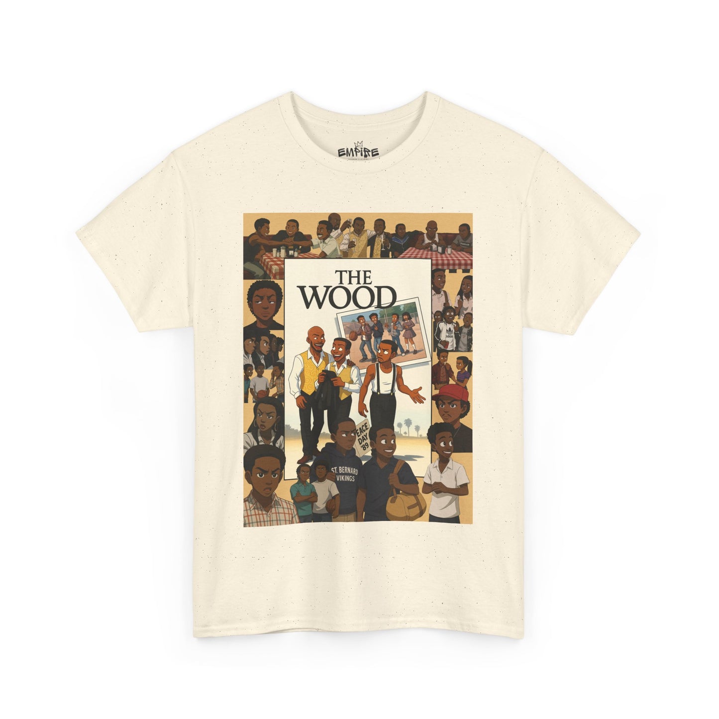 Retro 'The Wood' Graphic Shirt - Perfect for Casual Wear or Events