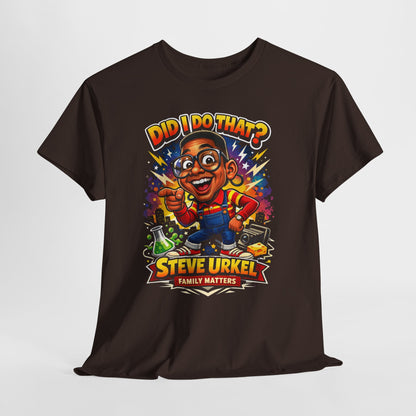 Did I Do That? Steve Urkel Tee – Retro 90s Family Matters Graphic Shirt