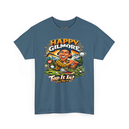 Happy Gilmore Golf T-Shirt — Vintage Funny Movie Golf Tee (‘Tap It In’ Design)