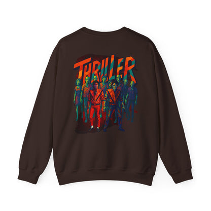 MJ Thriller Graphic Sweatshirt — Retro Michael Jackson Inspired Crewneck