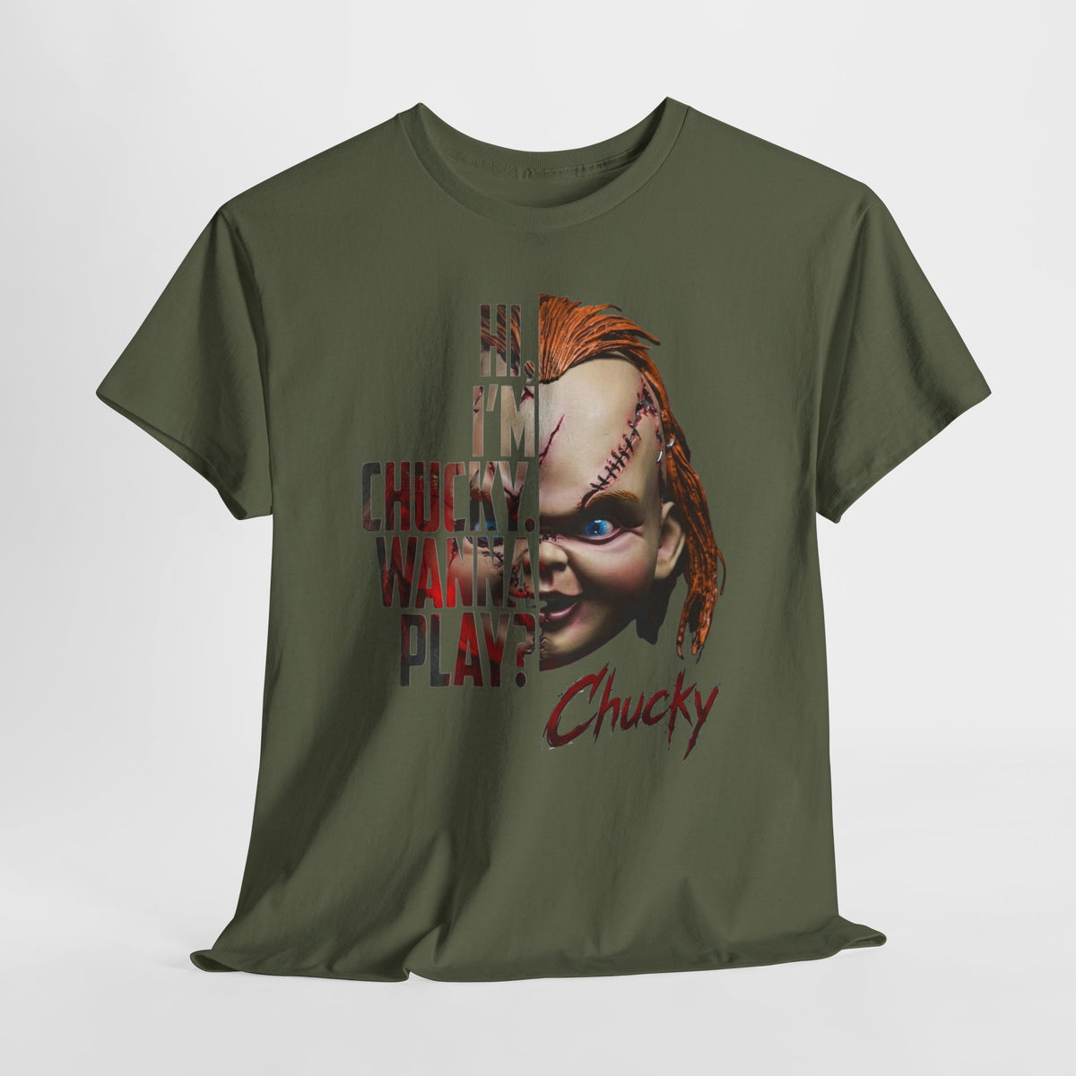 Chucky "Hi, I’m Chucky. Wanna Play?" Graphic Tee