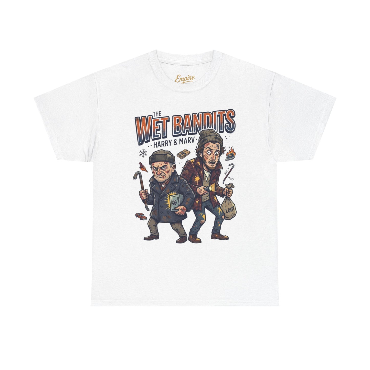 Wet Bandits Movie Tee — Harry & Marv Funny Christmas T-Shirt