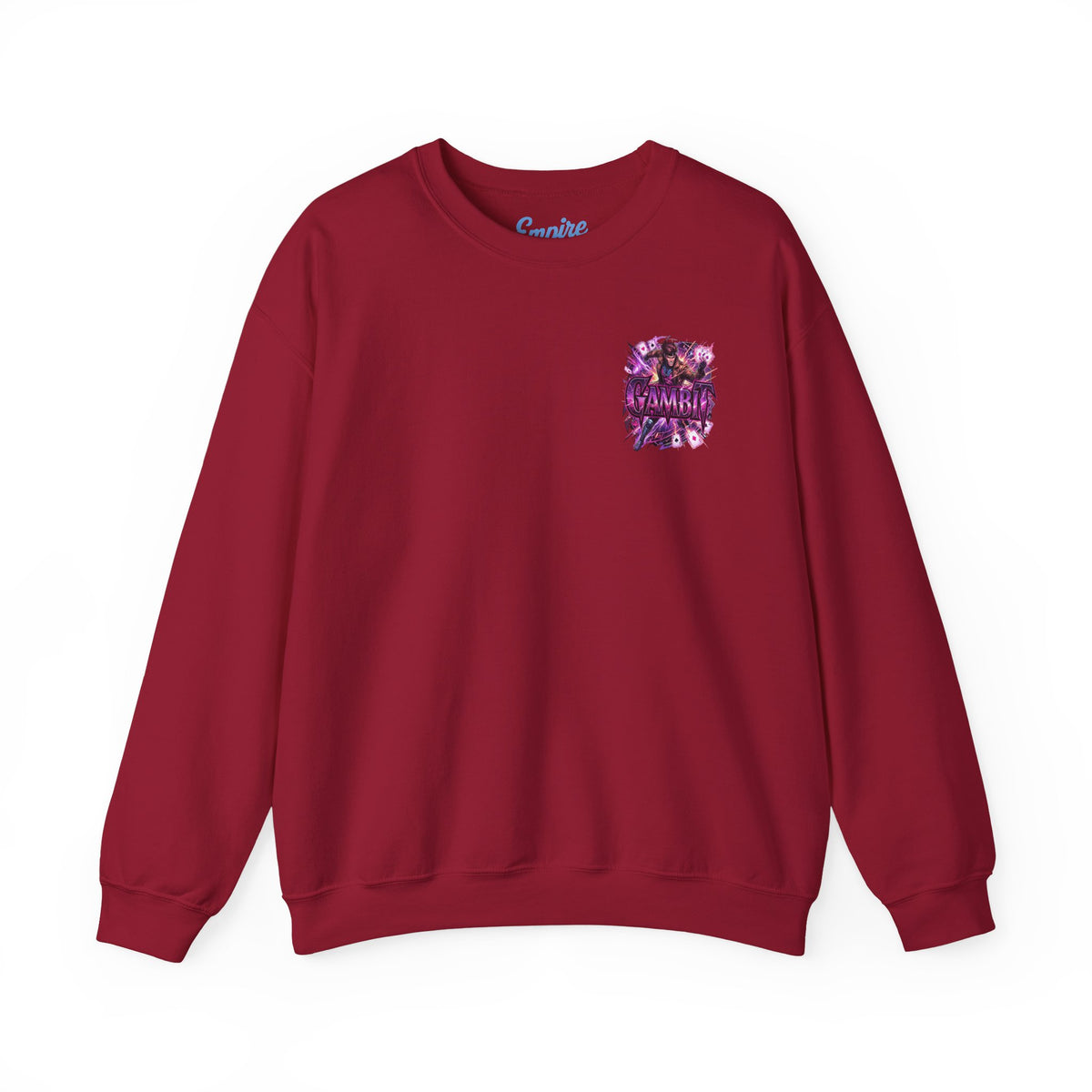 Gambit Inspired Crewneck Sweatshirt — Gambit X Men Graphic