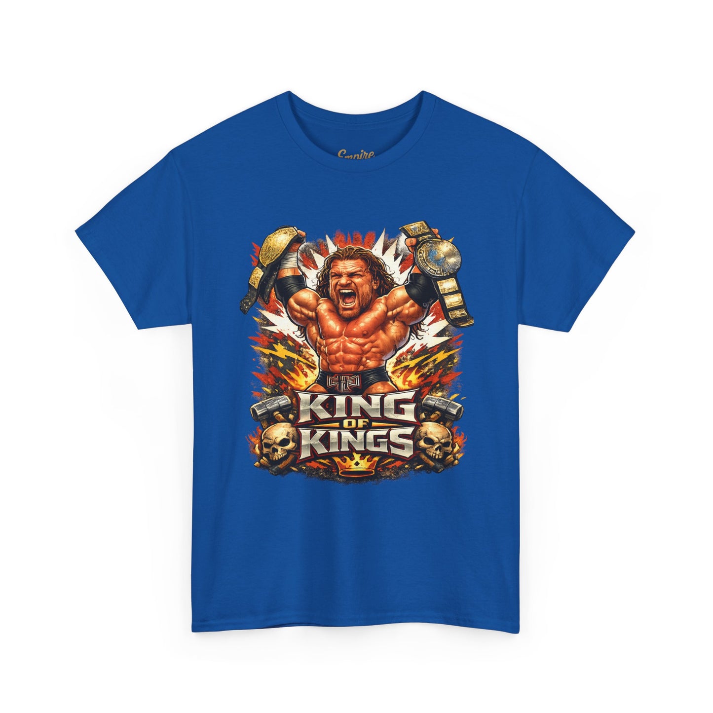 King of Kings Tee - Retro Wrestling Champion Graphic T-Shirt