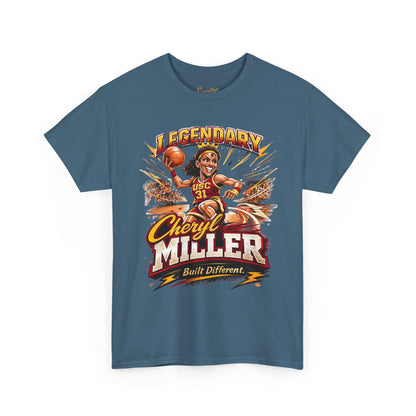 Legendary Cheryl Miller Basketball T-Shirt — 4x NCAA Champion, 1984 Gold Medalist