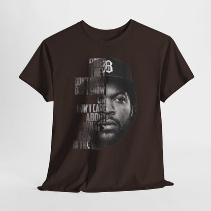 Boyz N The Hood Doughboy Half-Face Portrait with Bold Typography "Either They Don’t Know/Don’t Show"