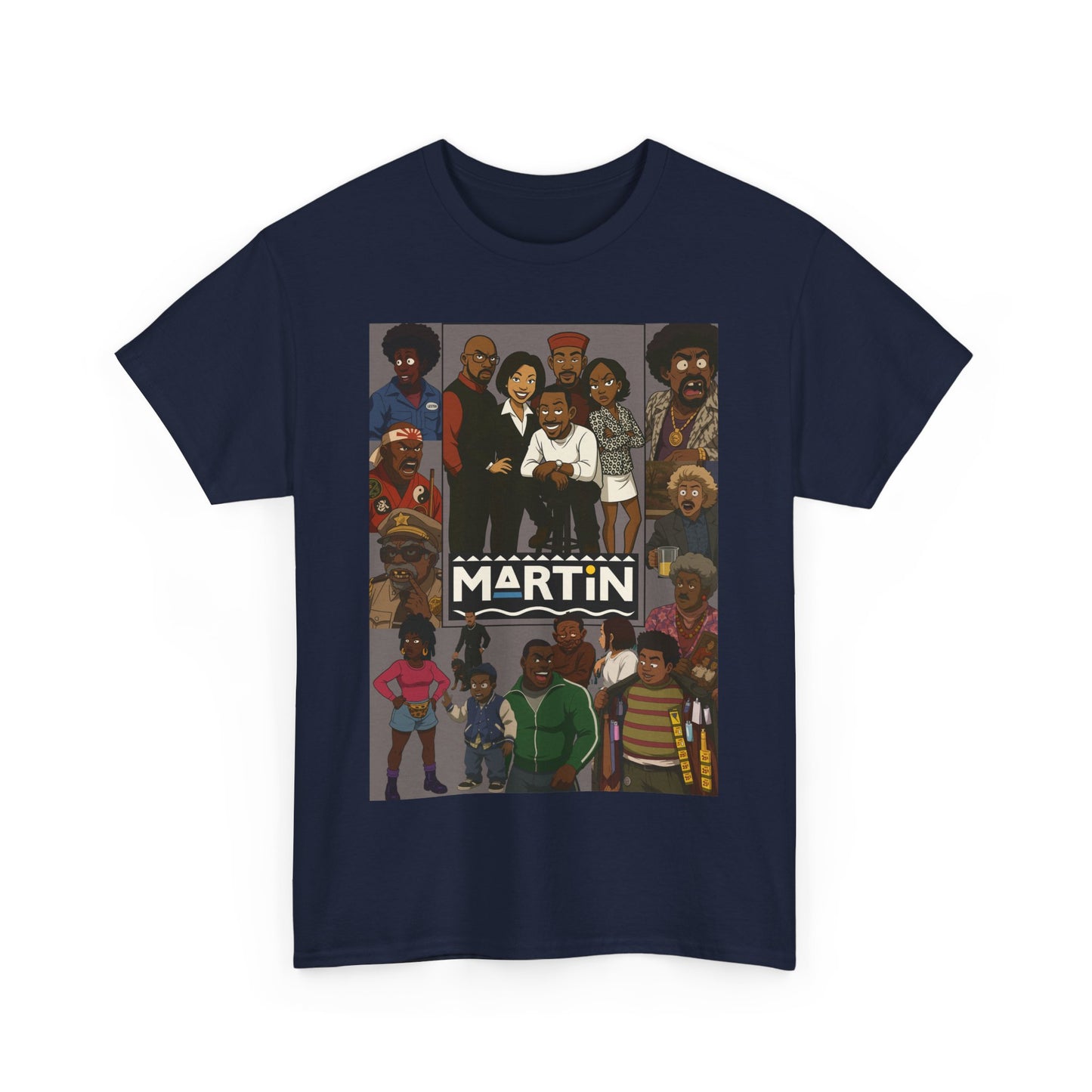 Vintage Martin T-Shirt - Unisex Heavy Cotton Tee for Nostalgic Fans