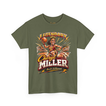 Legendary Cheryl Miller Basketball T-Shirt — 4x NCAA Champion, 1984 Gold Medalist