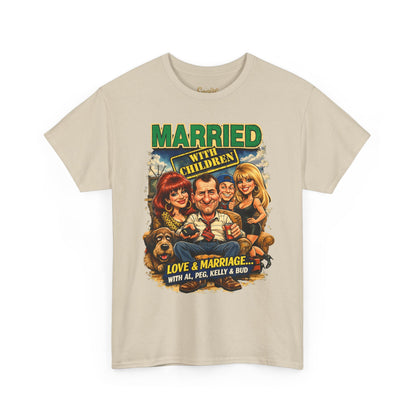 Married with Children Retro TV Tee — Vintage Sitcom Graphic Shirt