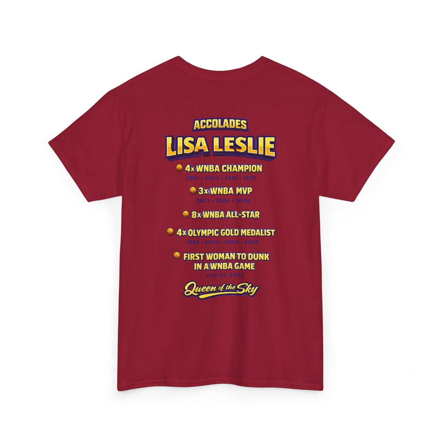 "Queen of the Sky" Lisa Leslie Trailblazer Basketball Tee