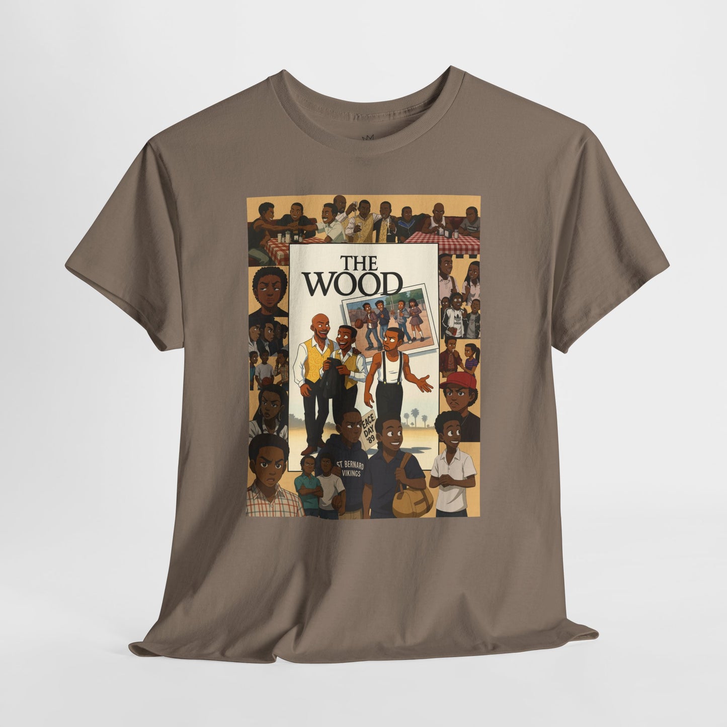 Retro 'The Wood' Graphic Shirt - Perfect for Casual Wear or Events