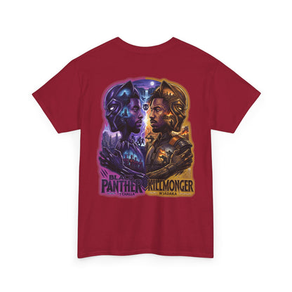Black Panther vs Killmonger Graphic Tee – Retro Marvel Movie Poster T-Shirt