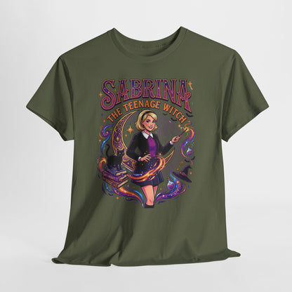 Sabrina The Teenage Witch Graphic Tee — Retro Spellbook Witchy T-Shirt