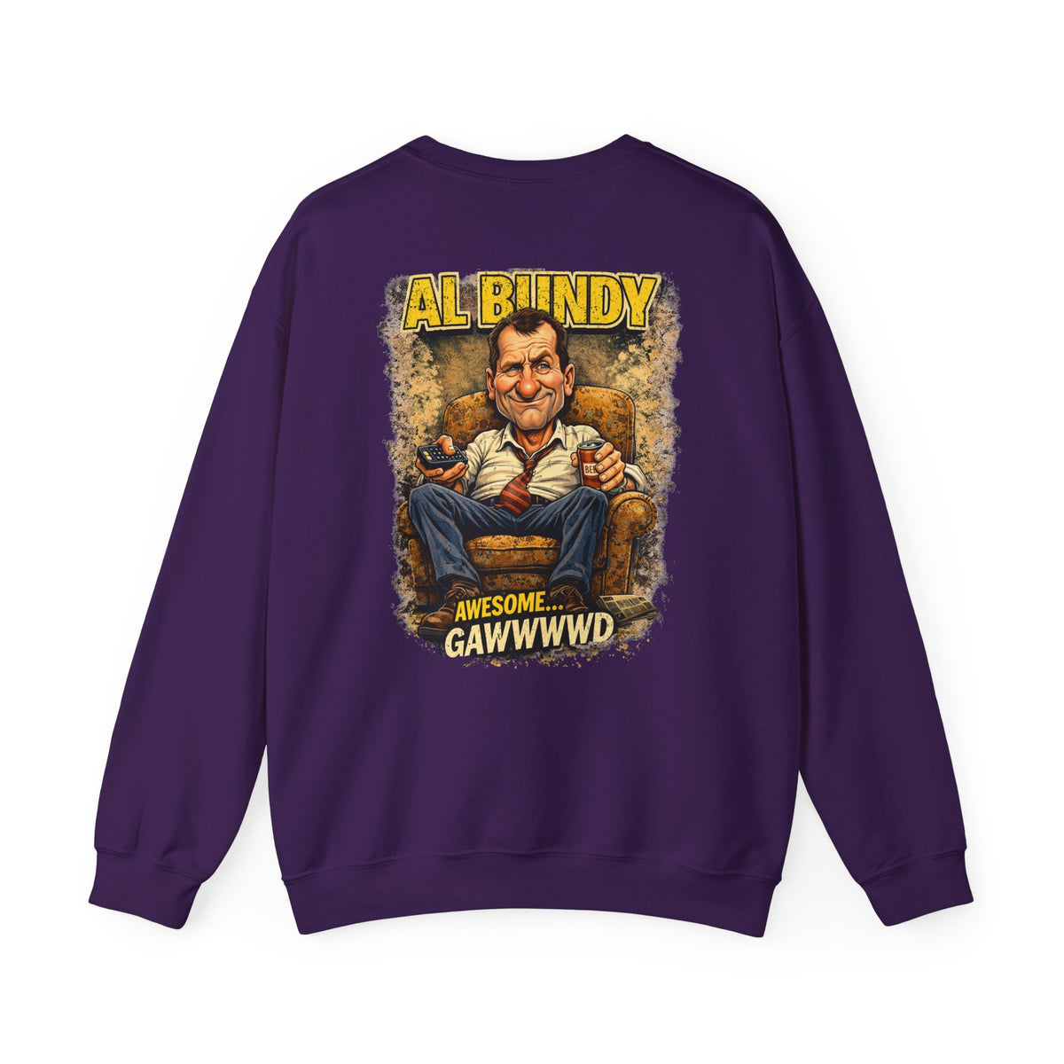 Al Bundy 'Married... Awesome Gawwwwd' Crewneck Sweatshirt